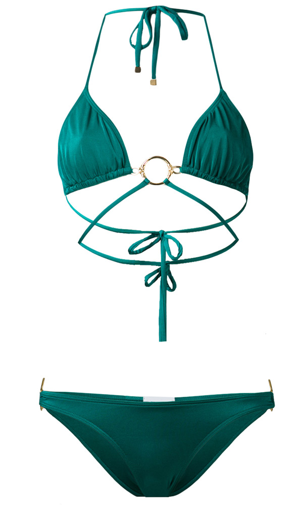 Green and Gold Bikini